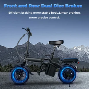 Folding Electric Bike 500W 20MPH Portable Commuter E-Bike